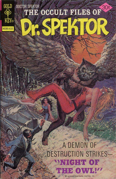 Cover for The Occult Files of Dr. Spektor (Western, 1973 series) #22 [Gold Key]