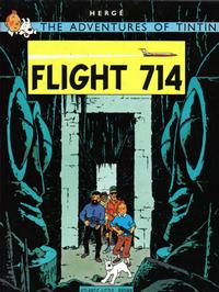Cover Thumbnail for The Adventures of Tintin (Little, Brown, 1974 series) #[9] - Flight 714