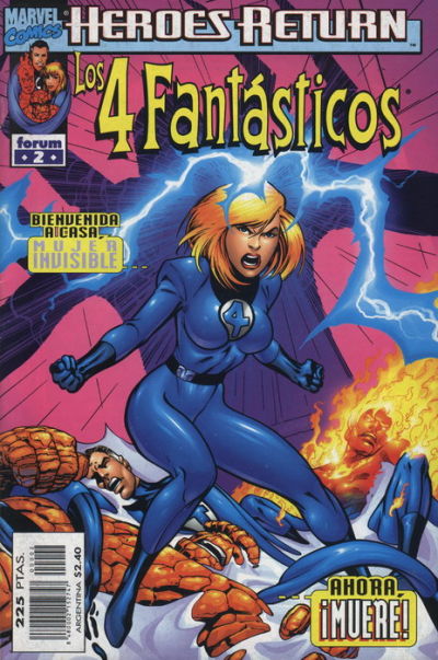 Cover for Los 4 Fantásticos (Planeta DeAgostini, 1998 series) #2