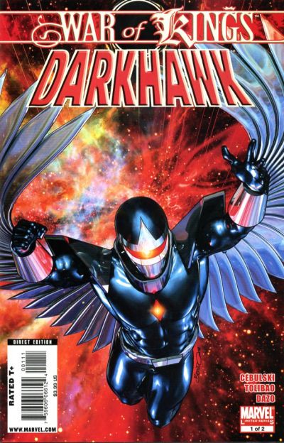 Cover for War of Kings: Darkhawk (Marvel, 2009 series) #1
