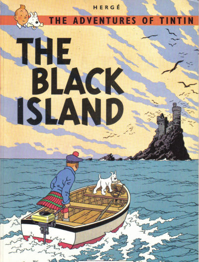 Cover for The Adventures of Tintin (Little, Brown, 1974 series) #[7] - The Black Island