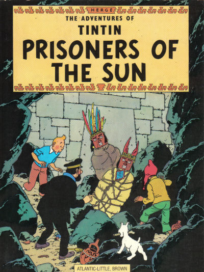 Cover for The Adventures of Tintin (Little, Brown, 1974 series) #[11] - Prisoners of the Sun 