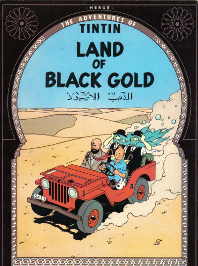 Cover for The Adventures of Tintin (Little, Brown, 1974 series) #[5] - Land of Black Gold