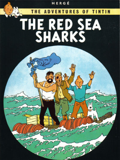 Cover for The Adventures of Tintin (Little, Brown, 1974 series) #[16] - The Red Sea Sharks