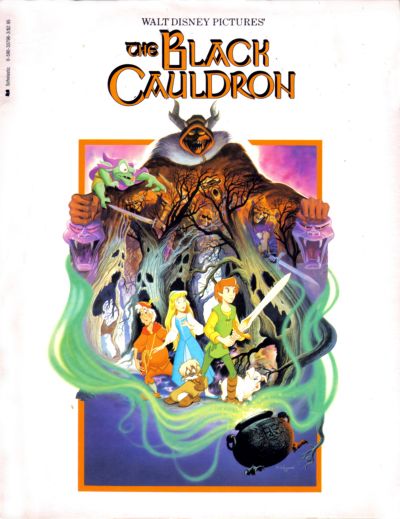 Cover for Walt Disney Pictures' The Black Cauldron (Scholastic Book Services, 1985 series) 