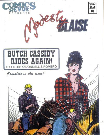 Cover for Comics Revue Presents Modesty Blaise (Manuscript Press, 1994 series) #1