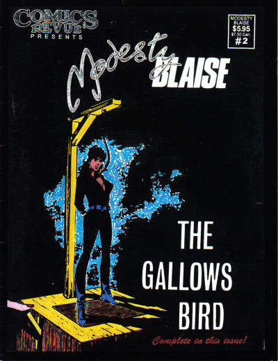 Cover for Comics Revue Presents Modesty Blaise (Manuscript Press, 1994 series) #2
