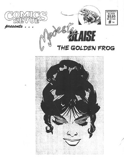 Cover for Comics Revue Presents Modesty Blaise (Manuscript Press, 1994 series) #14