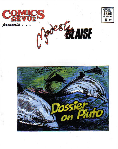 Cover for Comics Revue Presents Modesty Blaise (Manuscript Press, 1994 series) #19