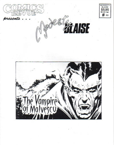 Cover for Comics Revue Presents Modesty Blaise (Manuscript Press, 1994 series) #23