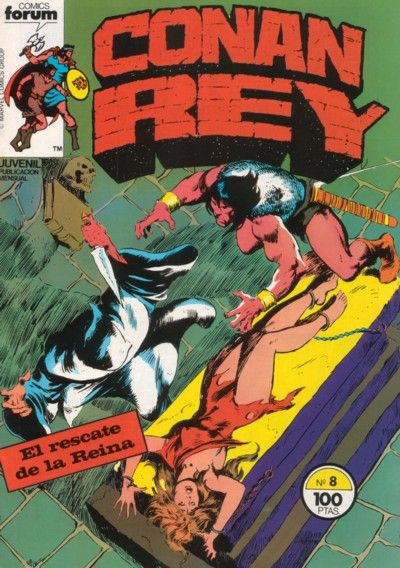 Cover for Conan Rey (Planeta DeAgostini, 1984 series) #8