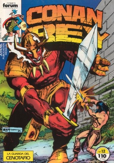 Cover for Conan Rey (Planeta DeAgostini, 1984 series) #12