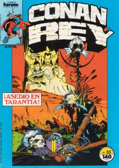 Cover for Conan Rey (Planeta DeAgostini, 1984 series) #35