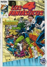 Cover Thumbnail for Los 4 Fantásticos (Planeta DeAgostini, 1983 series) #61