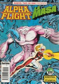 Cover Thumbnail for Marvel Two-In-One Alpha Flight & La Masa (Planeta DeAgostini, 1988 series) #48