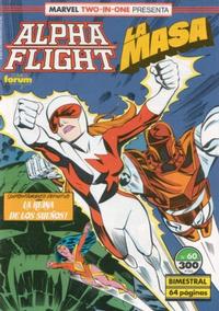 Cover Thumbnail for Marvel Two-In-One Alpha Flight & La Masa (Planeta DeAgostini, 1988 series) #60