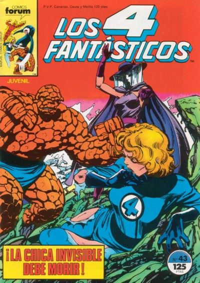 Cover for Los 4 Fantásticos (Planeta DeAgostini, 1983 series) #43