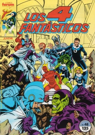 Cover for Los 4 Fantásticos (Planeta DeAgostini, 1983 series) #48