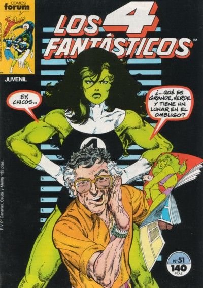 Cover for Los 4 Fantásticos (Planeta DeAgostini, 1983 series) #51