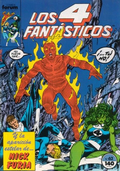 Cover for Los 4 Fantásticos (Planeta DeAgostini, 1983 series) #62