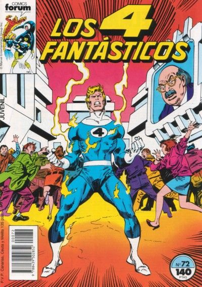 Cover for Los 4 Fantásticos (Planeta DeAgostini, 1983 series) #72