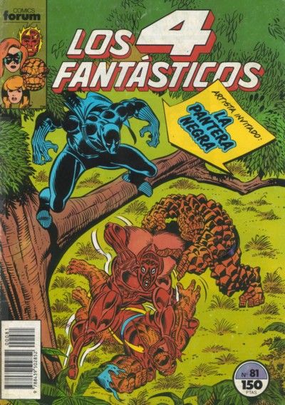 Cover for Los 4 Fantásticos (Planeta DeAgostini, 1983 series) #81
