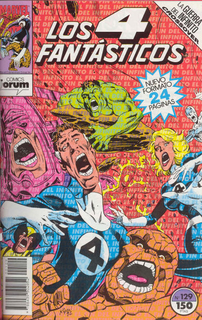 Cover for Los 4 Fantásticos (Planeta DeAgostini, 1983 series) #129