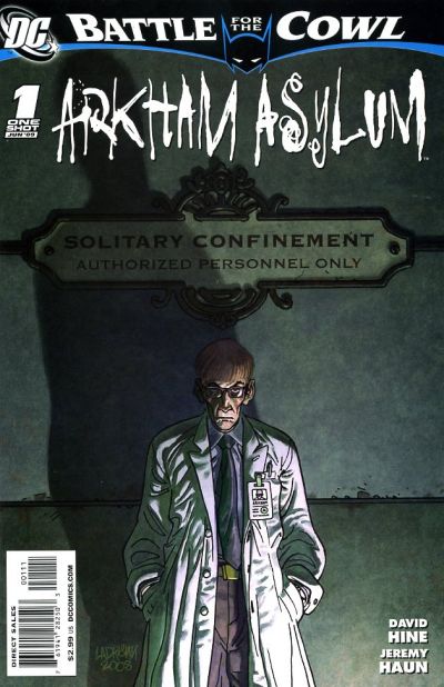 Cover for Batman: Battle for the Cowl: Arkham Asylum (DC, 2009 series) #1