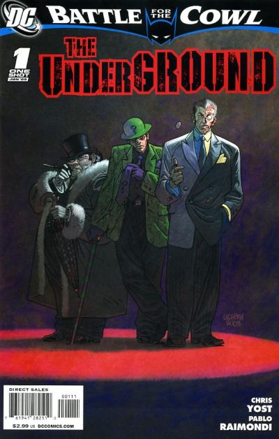 Cover for Batman: Battle for the Cowl: The Underground (DC, 2009 series) #1