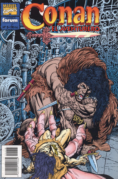 Cover for Conan el Aventurero (Planeta DeAgostini, 1994 series) #5