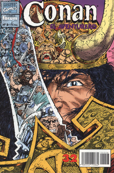 Cover for Conan el Aventurero (Planeta DeAgostini, 1994 series) #8