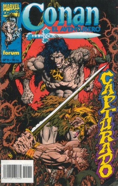 Cover for Conan el Aventurero (Planeta DeAgostini, 1994 series) #11