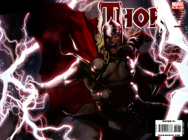 Cover for Thor (Marvel, 2007 series) #600 [Variant Edition - Gabriele Dell'Otto]