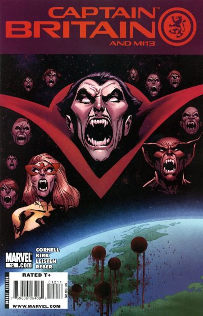 Cover for Captain Britain and MI: 13 (Marvel, 2008 series) #12