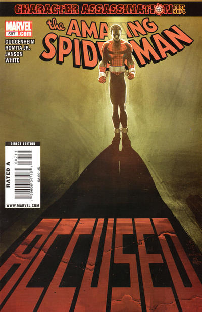 Cover for The Amazing Spider-Man (Marvel, 1999 series) #587 [Direct Edition]