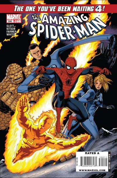 Cover for The Amazing Spider-Man (Marvel, 1999 series) #590 [Direct Edition]
