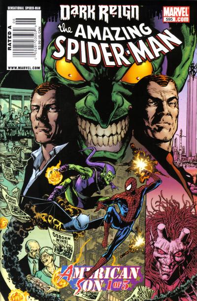 Cover for The Amazing Spider-Man (Marvel, 1999 series) #595 [Newsstand]