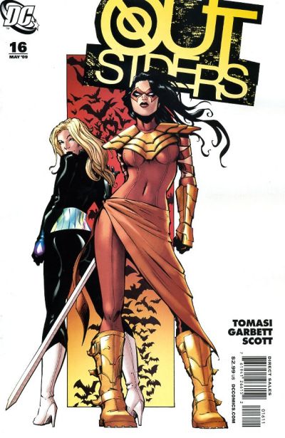 Cover for The Outsiders (DC, 2009 series) #16