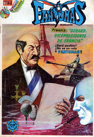 Cover for Fantomas (Editorial Novaro, 1969 series) #158