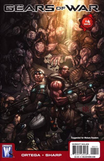 Cover for Gears of War (DC, 2008 series) #4