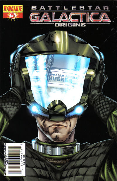 Cover for Battlestar Galactica: Origins (Dynamite Entertainment, 2007 series) #5 [Art Cover - Jonathan Lau]