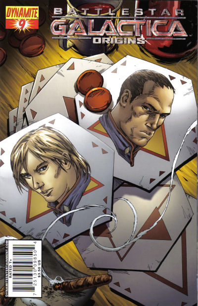 Cover for Battlestar Galactica: Origins (Dynamite Entertainment, 2007 series) #9 [Art Cover - Jonathan Lau]
