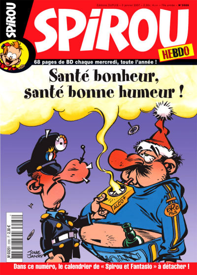 Cover for Spirou (Dupuis, 1947 series) #3586