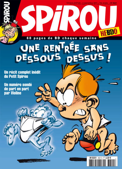 Cover for Spirou (Dupuis, 1947 series) #3621