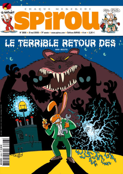 Cover for Spirou (Dupuis, 1947 series) #3658