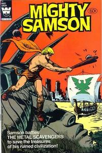 Cover Thumbnail for Mighty Samson (Western, 1964 series) #32 [White Whitman Logo Variant]