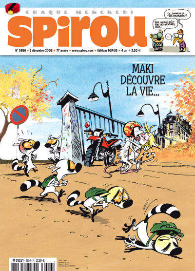 Cover for Spirou (Dupuis, 1947 series) #3686
