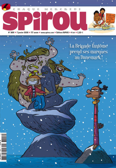 Cover for Spirou (Dupuis, 1947 series) #3691