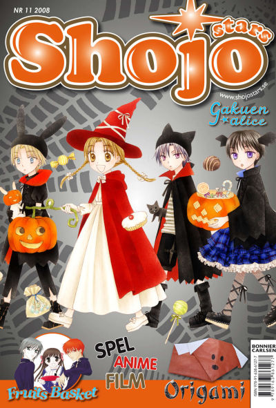 Cover for Shojo Stars (Bonnier Carlsen, 2008 series) #11/2008