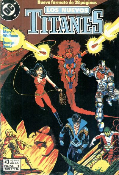Cover for Nuevos Titanes (Zinco, 1989 series) #1